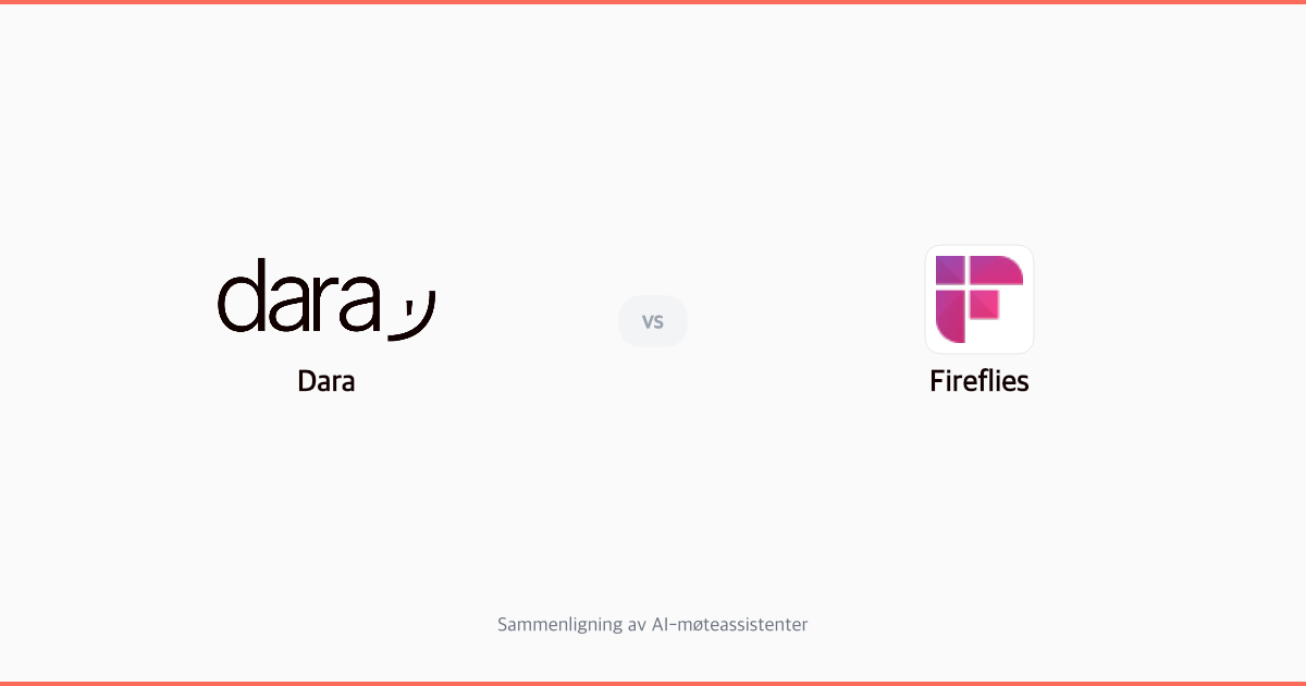 Dara vs Fireflies.ai: Usynlig møteassistent eller synlig bot?